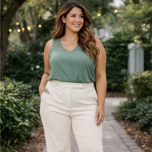 GeorgiouStudio Cream colored trousers